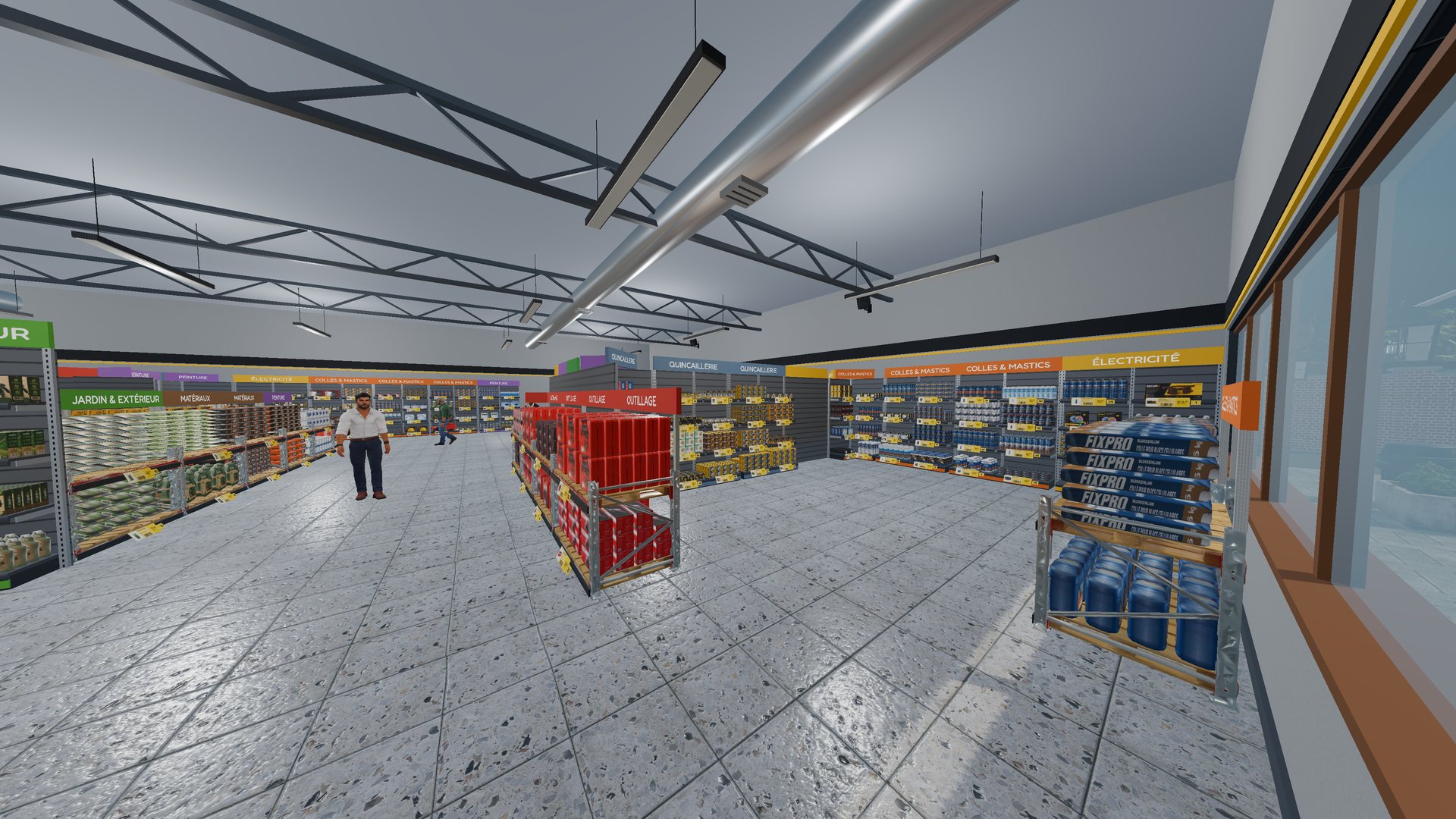 Vue d'ensemble du magasin
